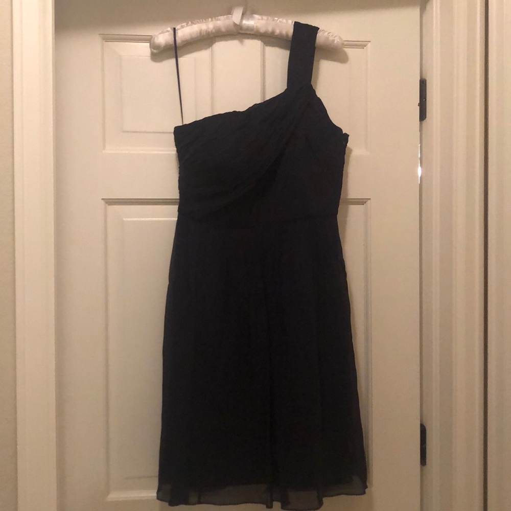 J. Crew Navy Bridesmaid Dress
